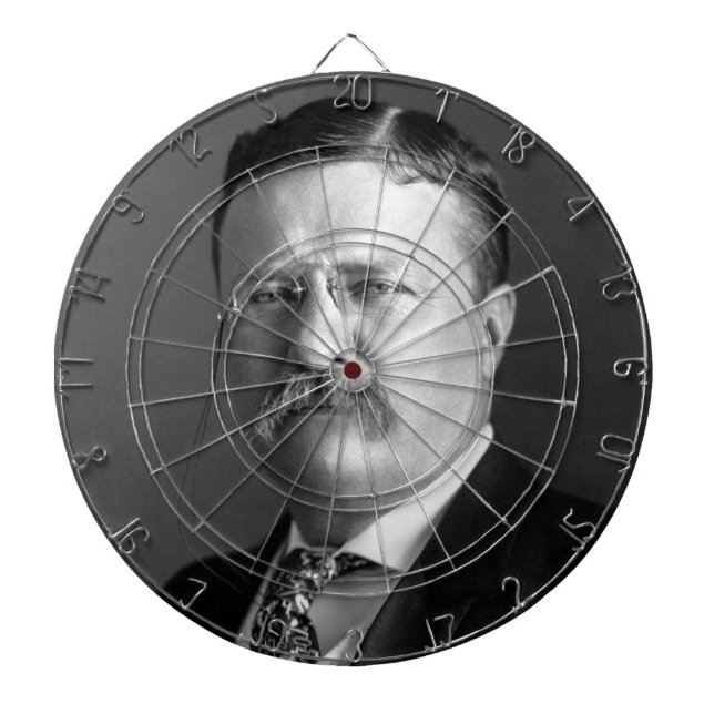 Theodore Roosevelt Teddy Präsident Republikaner Dartscheibe (vorne)