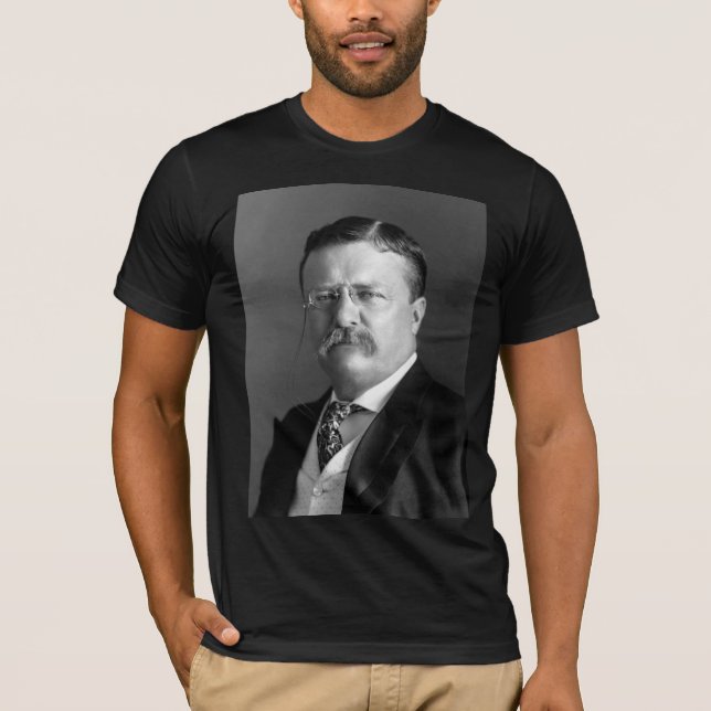 Theodore Roosevelt Teddy Präsident Republikaner T-Shirt (Vorderseite)