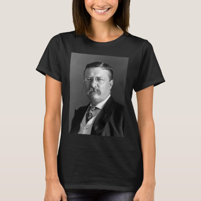 Theodore Roosevelt Teddy Präsident Republikaner T-Shirt (Vorderseite)