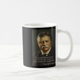 Theodore Teddy Roosevelt Meme _ Anti Trump T-Shirt Kaffeetasse