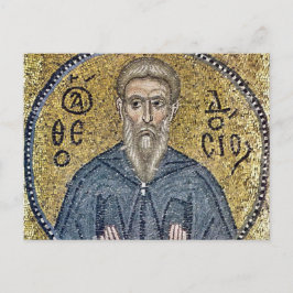 Theodosius das byzantinische Mosaikikon Postkarte
