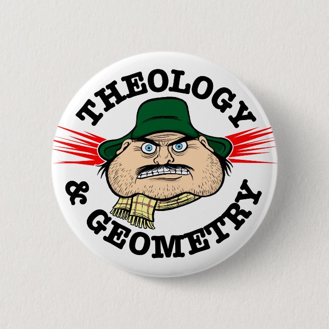 Theologie u. Geometrie Button (Vorderseite)