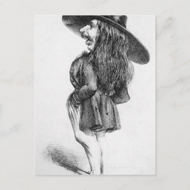Theophile Gautier Postkarte (Vorderseite)