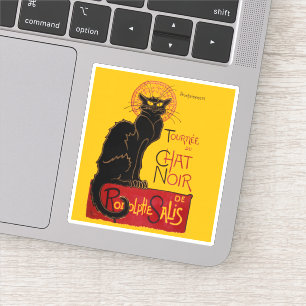 Theophile Steinlen - Le Chat Noir Vintag Aufkleber