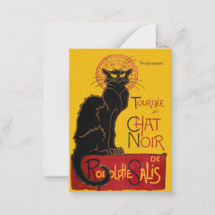 Theophile Steinlen - Le Chat Noir Vintage Mitteilungskarte