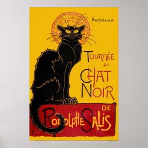 Theophile Steinlen - Le Chat Noir Vintage Plakat