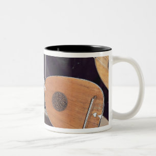 Theorbo, 1637 zweifarbige tasse