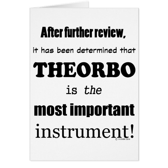 Theorbo Instrument le plus important (Devant)