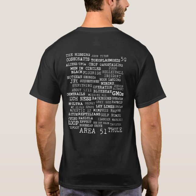 Theoretische Verschwörung T-Shirt (Rückseite)