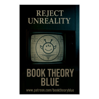 Théorie du livre Poster bleu 13