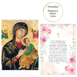 Theotokos Christ Child Pregnancy Praetkarte Platzkarte