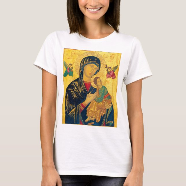 Theotokos des Passion/OL unaufhörlichen T-Shirt (Vorderseite)