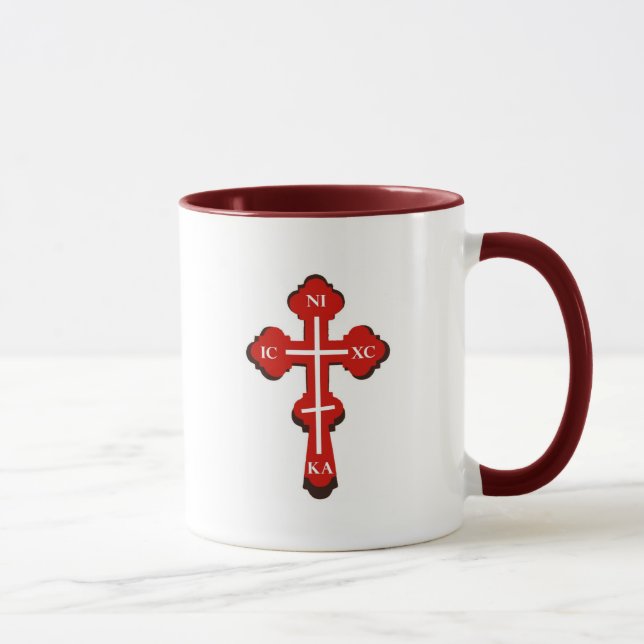Theotokos mit Kinderikone und der orthodoxen Tasse (Rechts)