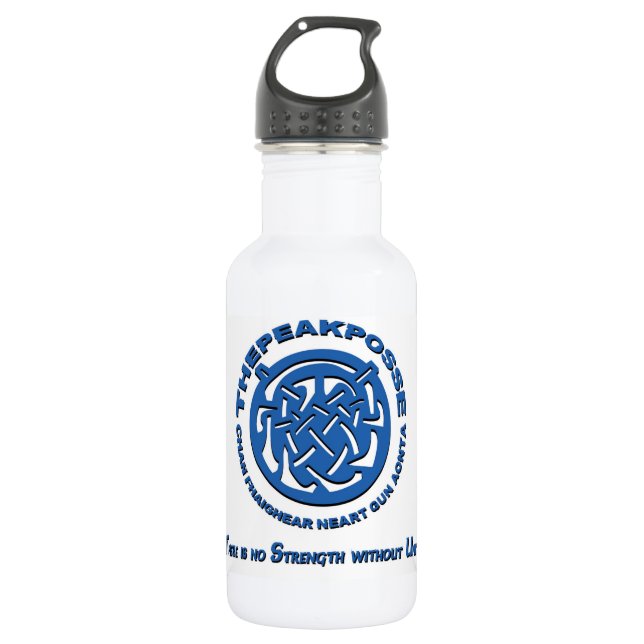 ThePeakPosse Wasser-Flasche (18 Unze) Trinkflasche (Vorderseite)