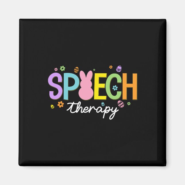 Thera Bunny Speech Therapist Ostertagssprecherin Magnet (Vorne)