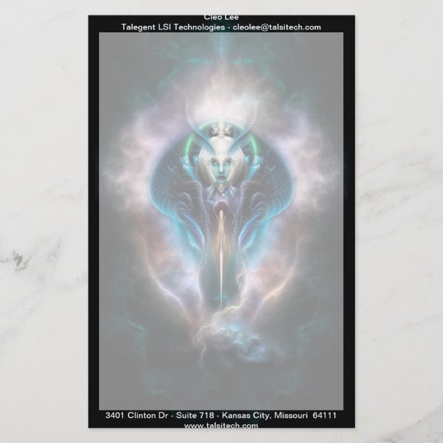 Thera The Ethereal Queen Briefpapier (Vorderseite)