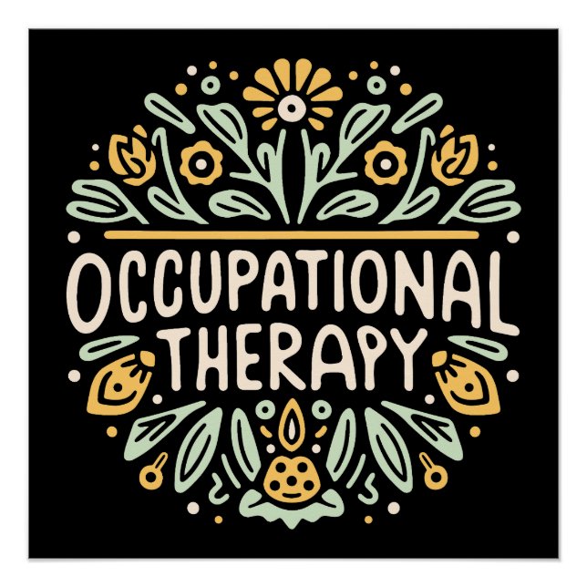 Therapeut für Arbeitstherapie Poster (Vorderseite)