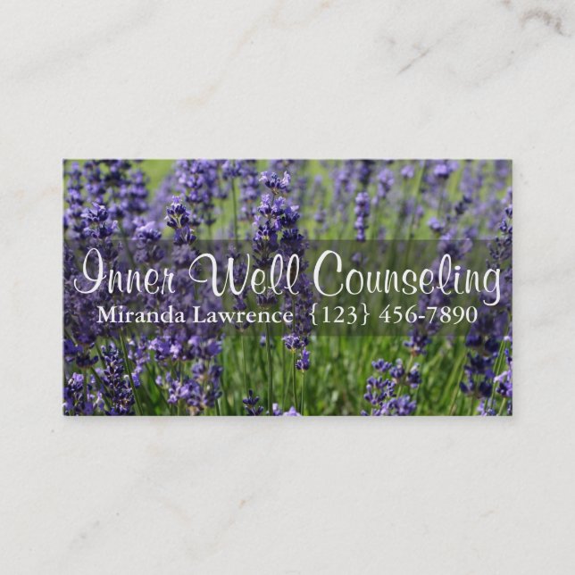 Therapeut für Inner Well Counseling Visitenkarte (Vorderseite)