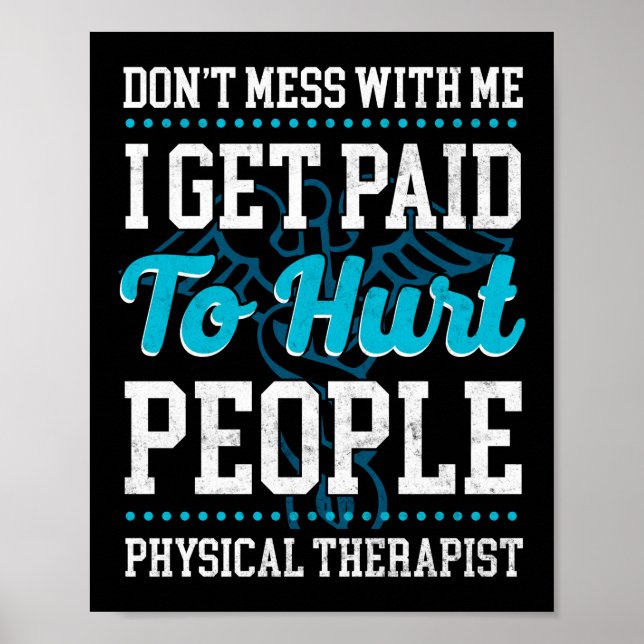 Therapeut für Physikalische Therapie Poster (Vorne)