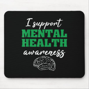 Therapeut Geschenk ich unterstützen psychische Ges Mousepad
