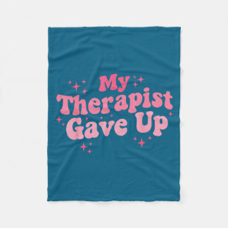 Therapeut Gibt Auf 2 Design Fleecedecke