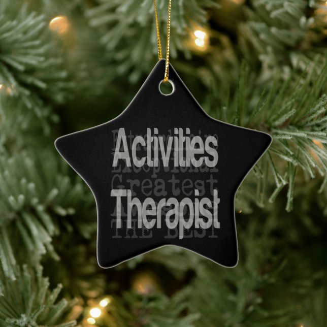 Therapeut Keramik Ornament (Baum)