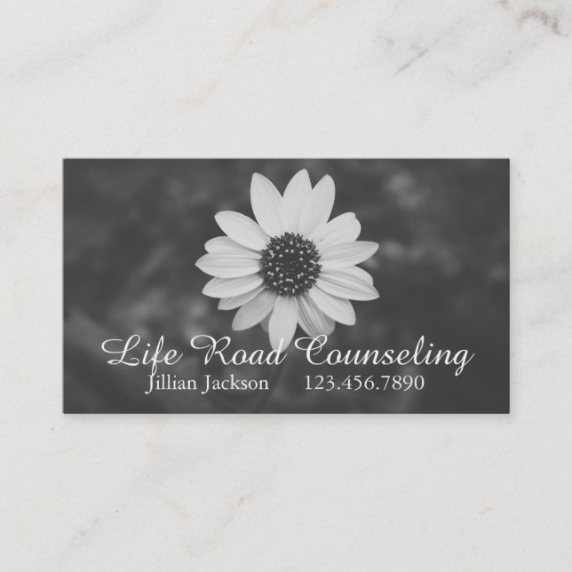 Therapeut Life Coach Business Card Visitenkarte (Vorderseite)