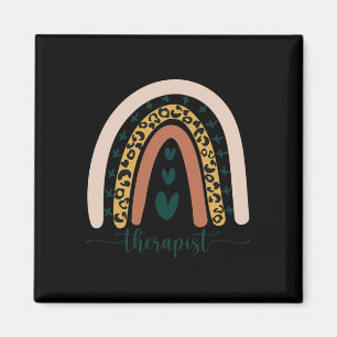 Therapeut Mental Health Awareness Rainbo Magnet