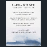 Therapeut online oder per Flyer<br><div class="desc">Ein Flyer für einen Therapeuten oder Berater,  der sich auf die Therapie während der sozialen Distanzierung spezialisiert hat. Passen Sie den Titel und den Text an,  den Sie verwenden. Schöner abstrakter Hintergrund. Fördern Sie Ihre Dienstleistungen im Bereich der sozialen Distanzierungstherapie online oder telefonisch.</div>