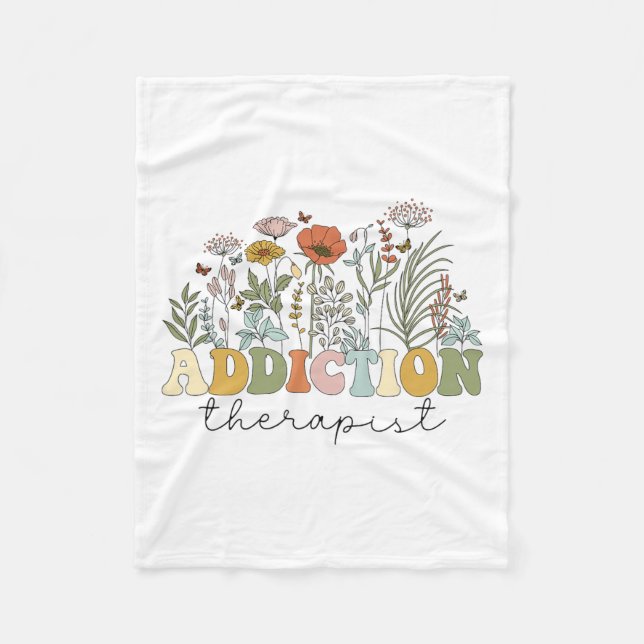 Therapeut Psychotherapie Verhalten 1 Fleecedecke (Vorderseite)