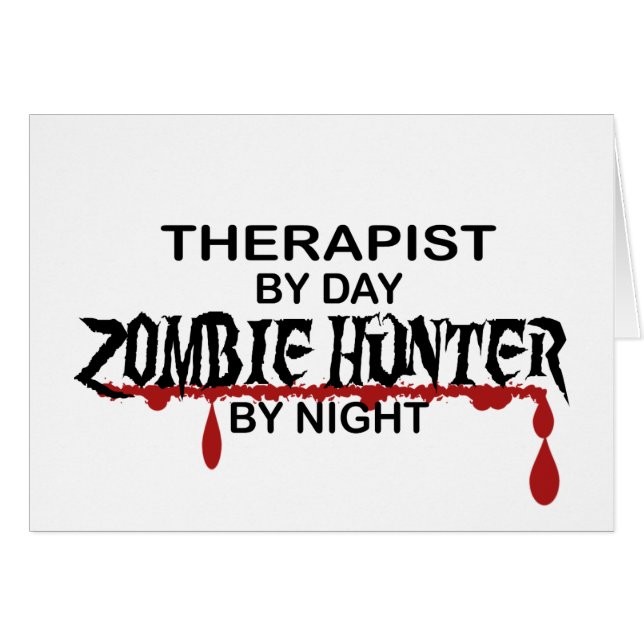 Therapeut-Zombie-Jäger (Vorderseite (Horizontal))