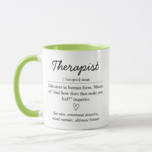 Therapeuten-Definitions-Tasse, Inspirierendes Ment Tasse