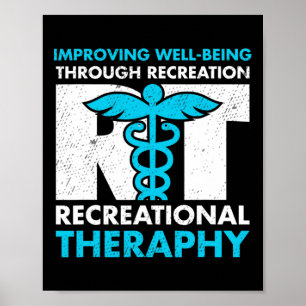 Therapeutische Erholung Erholungstherapie Monat Poster