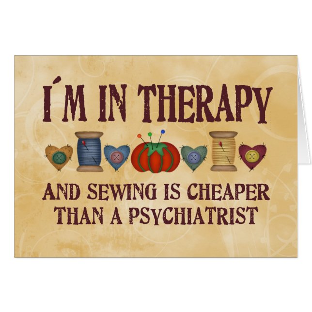 Thérapie de couture (Devant horizontal)