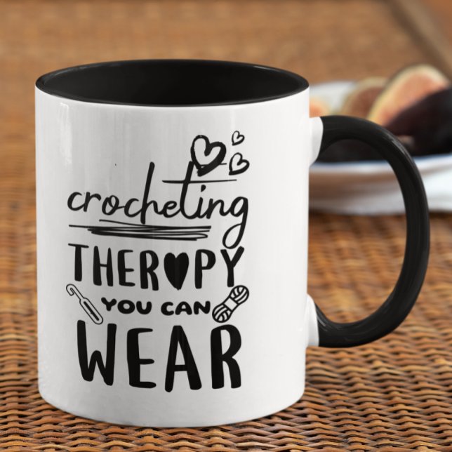 Thérapie De Crochet Vous Pouvez Porter De La Mug D (Créateur téléchargé)