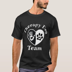 Therapie Dog Team Bekleidung für tierunterstütztes T-Shirt