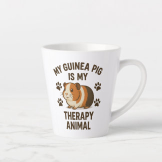 Thérapie du porc de Guinée latte Mug