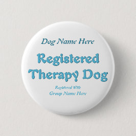 Therapie-Hund-Identifikation Button