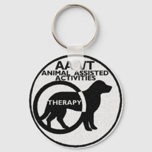 THERAPIE-HUNDEtier UNTERSTÜTZTE TÄTIGKEITEN Schlüsselanhänger