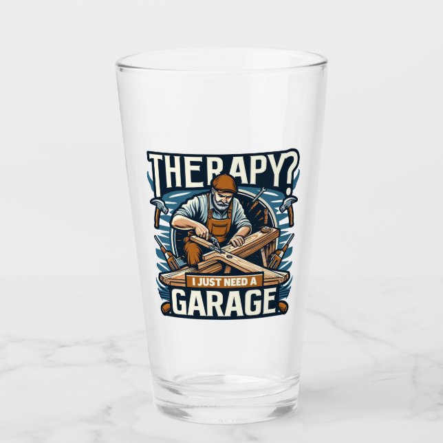 Therapie? Ich brauche nur eine Garage Glas (Vorderseite)