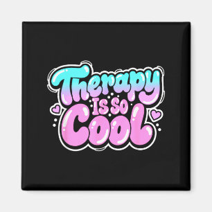 Therapie ist cool - gesunde Einstellung positiver  Magnet