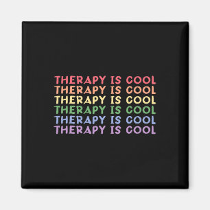 Therapie ist cool Selbstfürsorge Bewusstsein für p Magnet