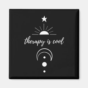 Therapie ist Coole Selbstbewusstsein Mental Health Magnet