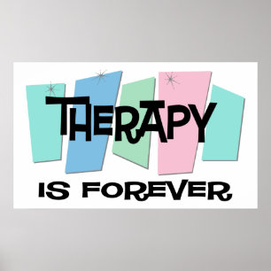 Therapie ist für immer poster