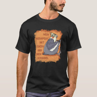 Therapie mit Federn & Schnabel. Nymphensittich T-Shirt