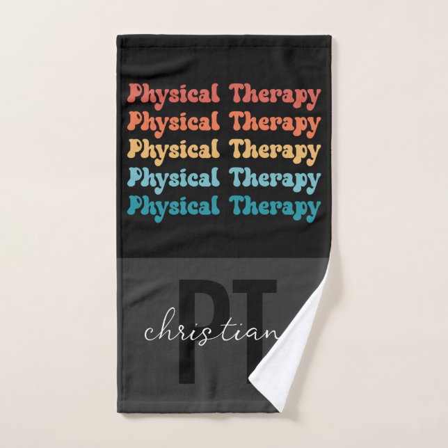 Thérapie physique personnalisée PT Retro PT Grad (Serviette à main)