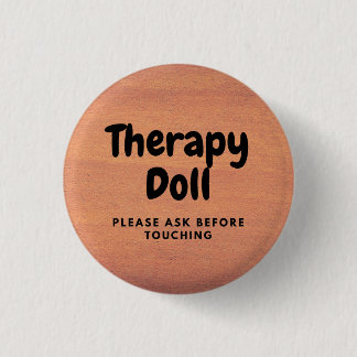 Therapie Reborn Button Bitte vor dem Berühren frag