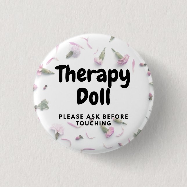 Therapie Reborn Button Bitte vor der Berührung fra (Vorderseite)