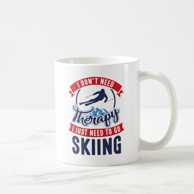 Therapie Skiing Kaffeetasse (Rechts)