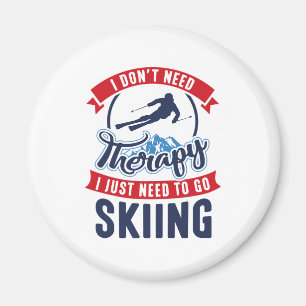 Therapie Skiing Magnet